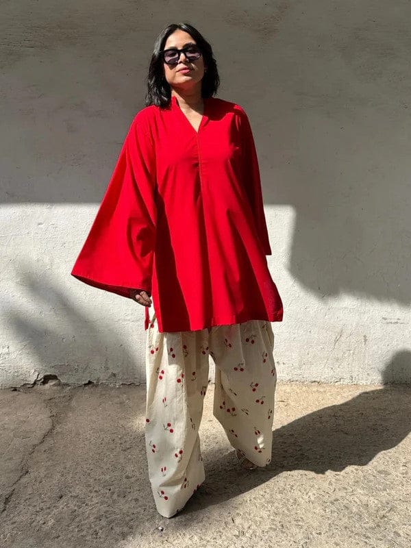 LAL PARI EMBROIDERD 2PC