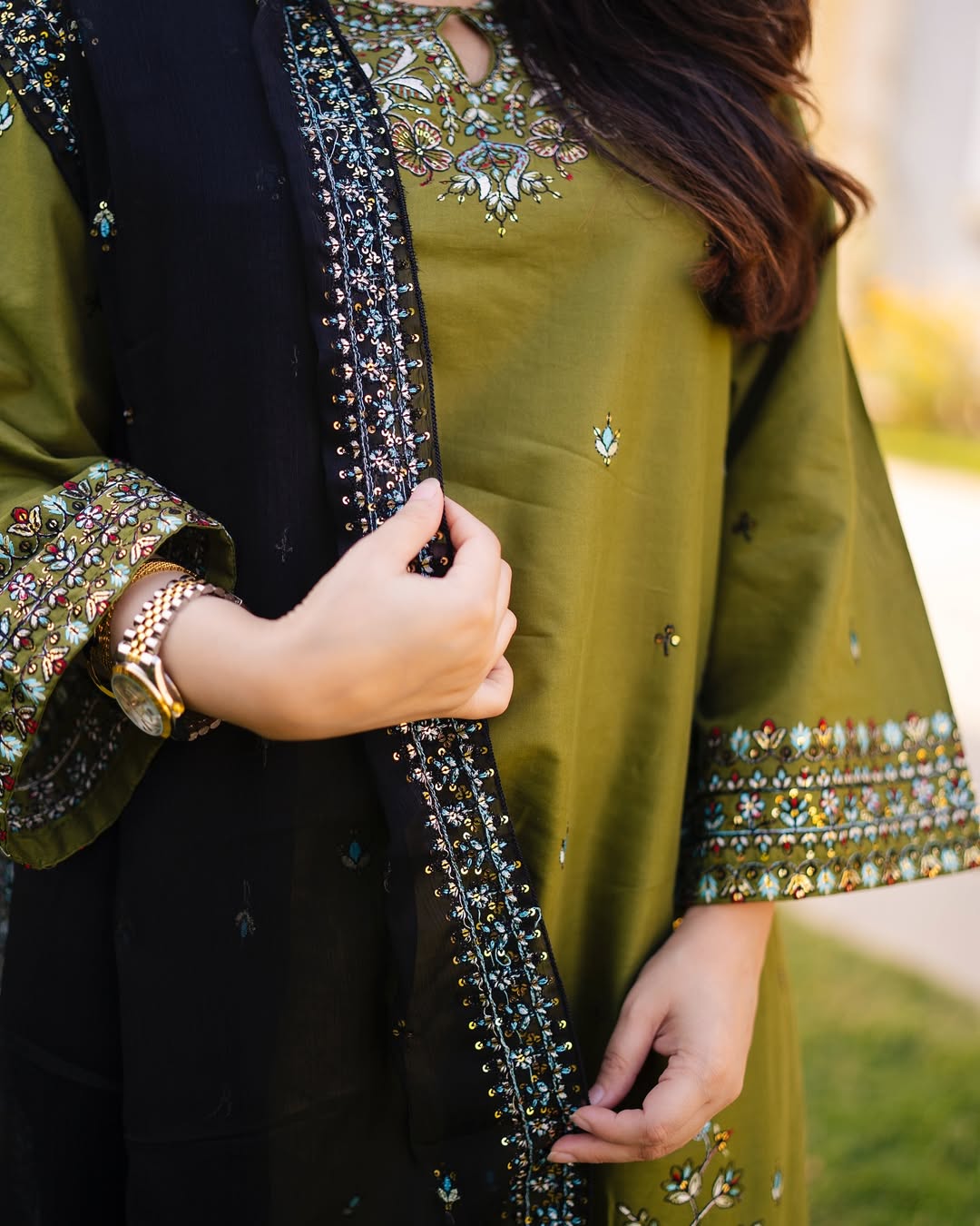 MAYAL EMBROIDERY 3PC