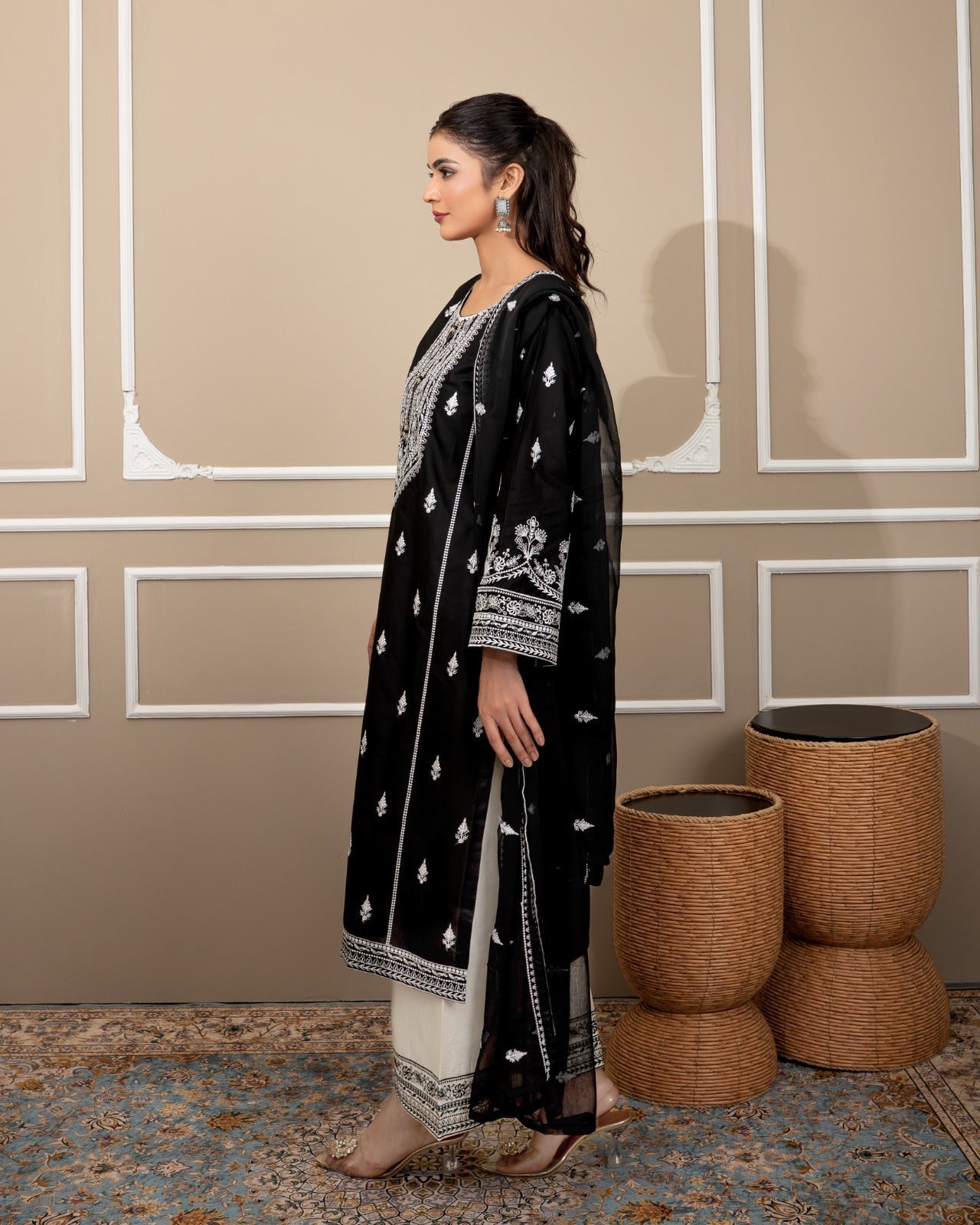 SHAH JAHAN EMBROIDERED 3PC